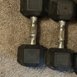 25 Pound Dumbbells Pair 