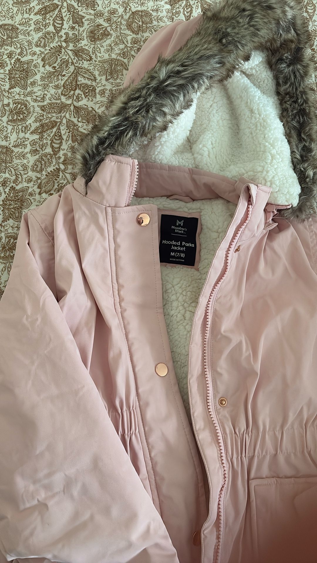 $15 Girls medium Size 7-8 Coat, Sherpa, Jacket 