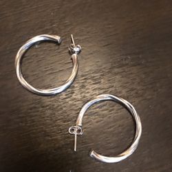 Sterling Silver Hoop Earrings