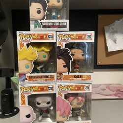 Five Funko Pops 