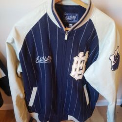 ECKO LEATHER AND WOOL JACKET LIKE NEW 2x