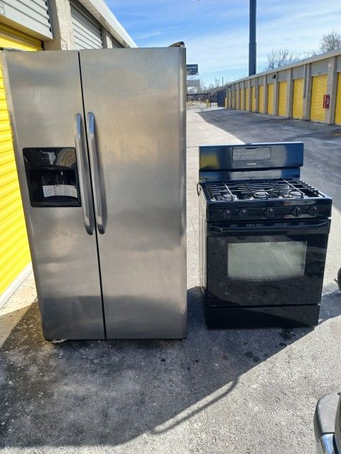 Stainless Steel G e Fridge Black Whirlpool stoves 5 burner