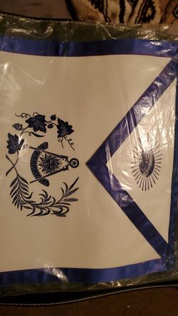 Masonic ceremonies apron