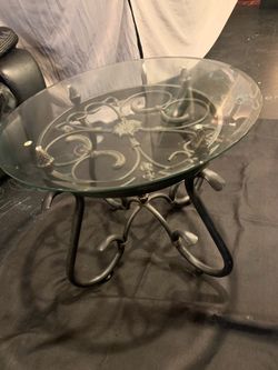 Glass table living room2 piece