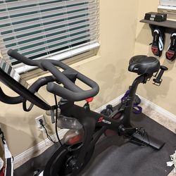Peloton Bike And  Shoes