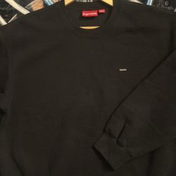 Supreme Black Long Sleeve Sweater 