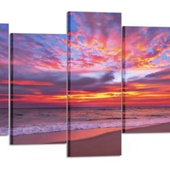 5pc large wall art (Like New)
