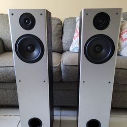 Polk Audio Tower Speakers  and Sony Receiver 