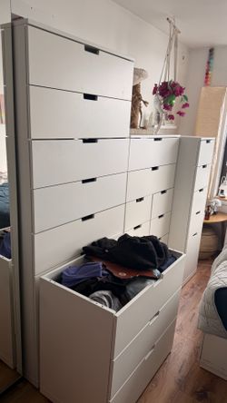 Assorted ikea dressers