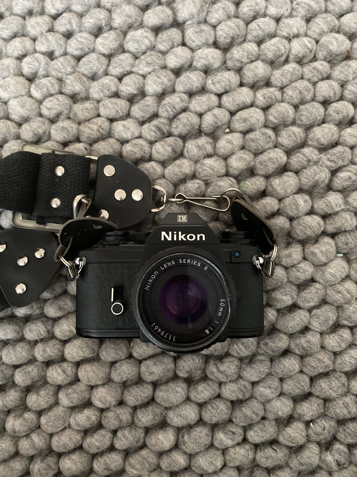 Nikon EM 35MM Film SLR Camera Nikon Lens Series E 50mm 1:18