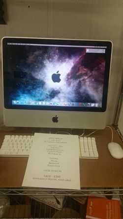 Apple imac 20" osx 10.11 preloaded