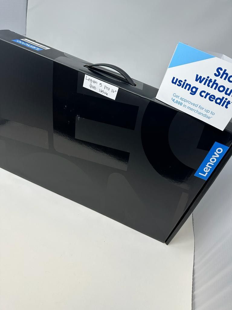 Lenovo Legion 5 Pro 16 Inch QHD 165Hz New Gaming Laptop PAYMENTS PLAN AVAILABLE NO CREDIT NEEDED