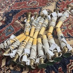 Darice Sensor Welcome Candle Lamps Set of 15 – Solid Brass Base 