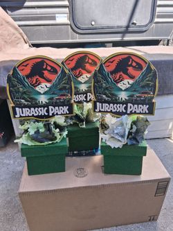 7 Jurassic Park Themed Birthday Centerpiece Table Decoration