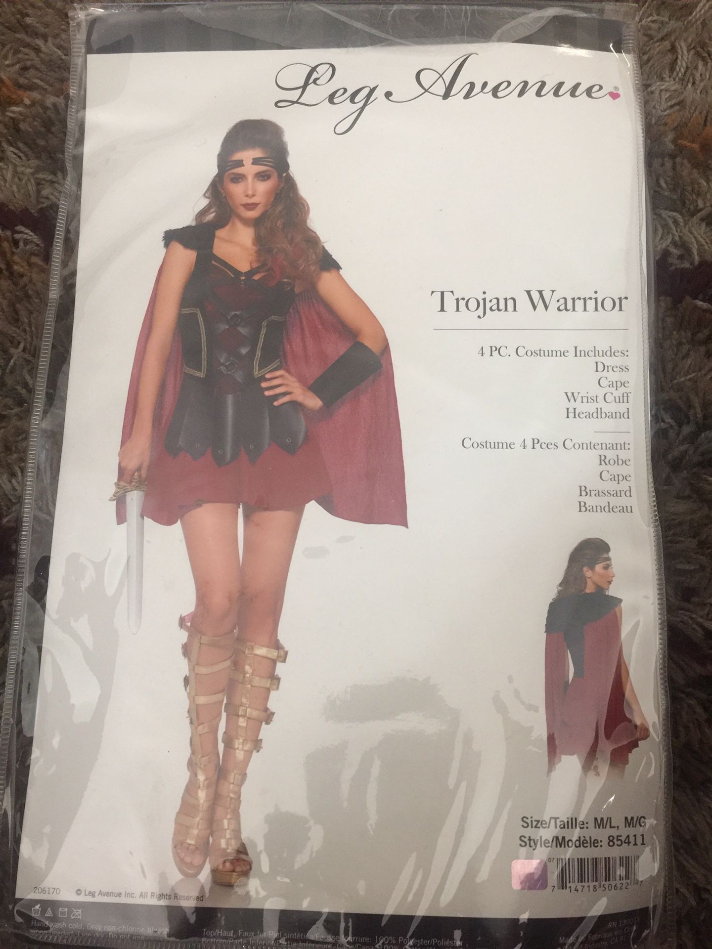 Trojan warrior costume