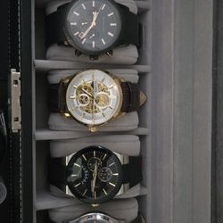 Watches. Boluva, Michael Kors, and Fossil. 