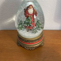 Hallmark Father Christmas / Deck The Halls 9" Tall 