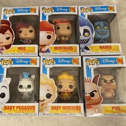 Hercules Funko Pops Full Set