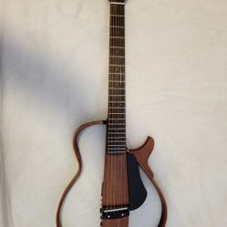 Yamaha SLG200S NT Steel String Silent Guitar with Hard Gig Bag