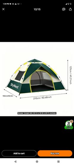 Pop up tent