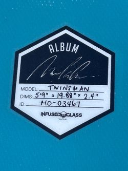 5-9 Album Twinsman surfboard