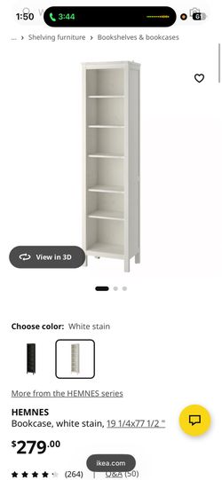 IKEA white  bookcase