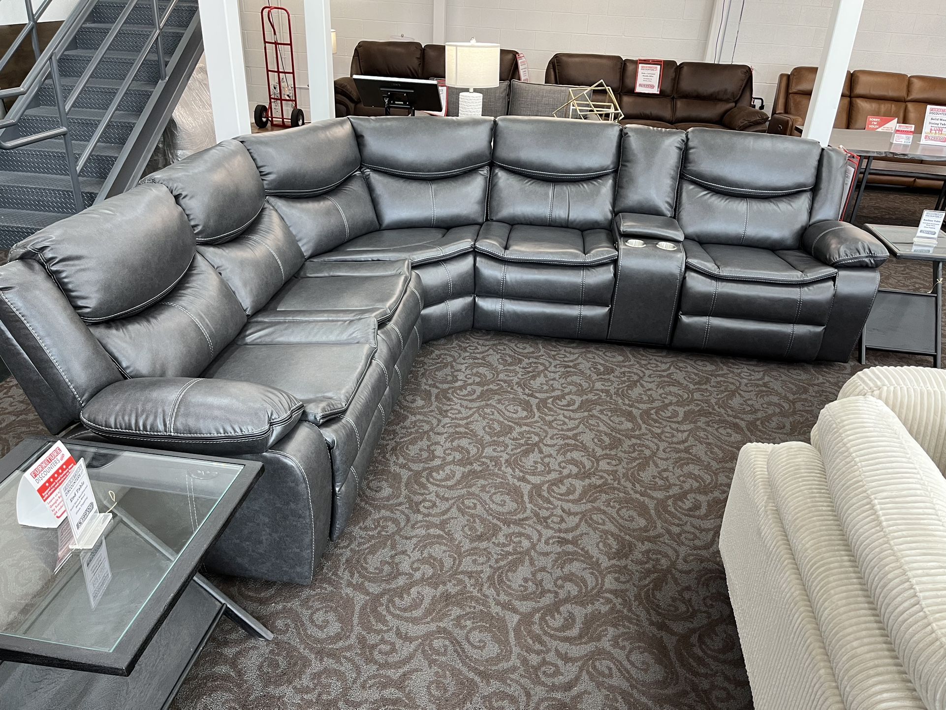 Power Reclining Sectional!