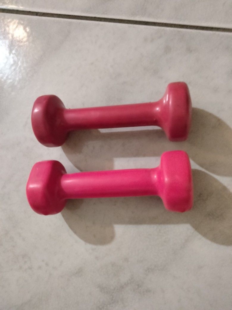 Hot Pink Kids Weights 3 In Long