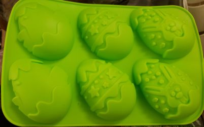 silicone mold to make chocolate eggs....for easter