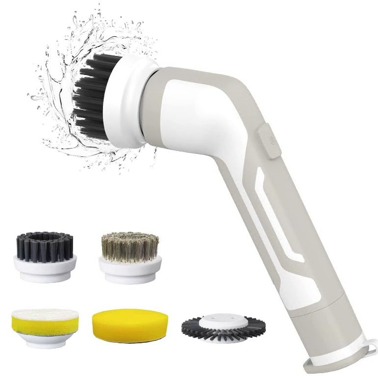 Handheld Rechargeable Electric Spin Cleaning Scrubber Brush with 3 Brush  Heads for Sale in Bothell, WA - OfferUp