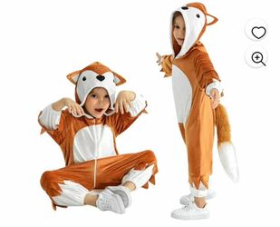 Unisex Unicorn/Fox Pajama, onesie, Costume, Animal Jumpsuit for Baby, Toddler Halloween Dress Up Party 12M-3.5T
