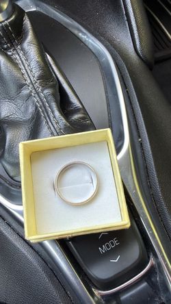 14k White Gold Men’s Band Ring