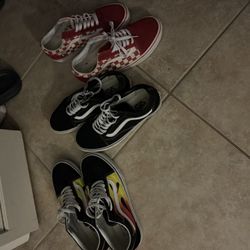Shoes Van All 3 For $100