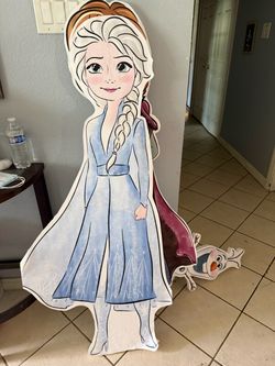 Frozen Life-Size Watercolor Foam Cutout Standee