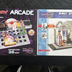 2 Snap Circuit Sets (Arcade & Bric) STEAM