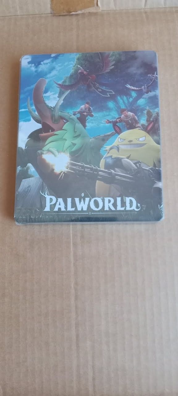 palworld custom steelbook no game playstation xbox brand new