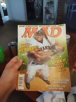 MAD Magazine September 2006 Barry Bonds Issue PICK ⛏️ UP ONLY