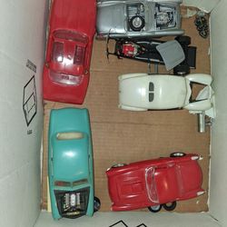 Big Lot of Vintage 1/25 Scale Model Car Bodies & Parts - Mustang, Corvette