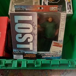 Hurley Action Figure From Lost *SIGNED*
