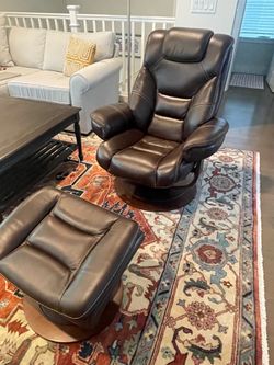 Recliner Chair with Ottoman