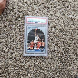Michael Jordan Wrong Jersey!!! 1990 Hoops Sam Vincent PSA 3