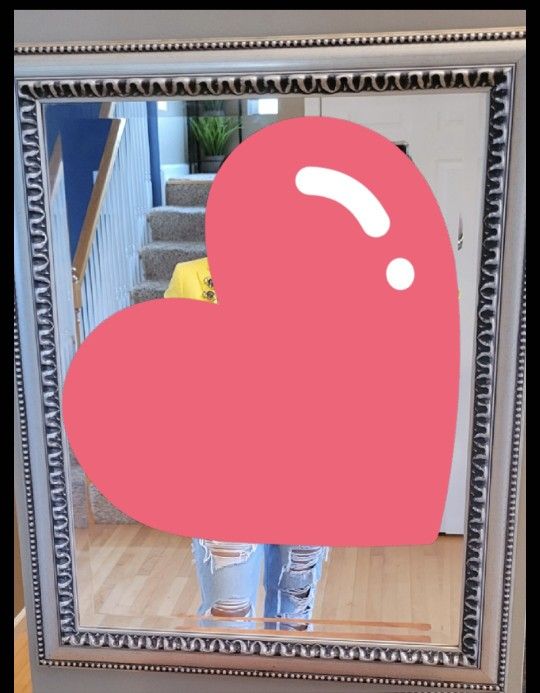 Silver Framed Mirror