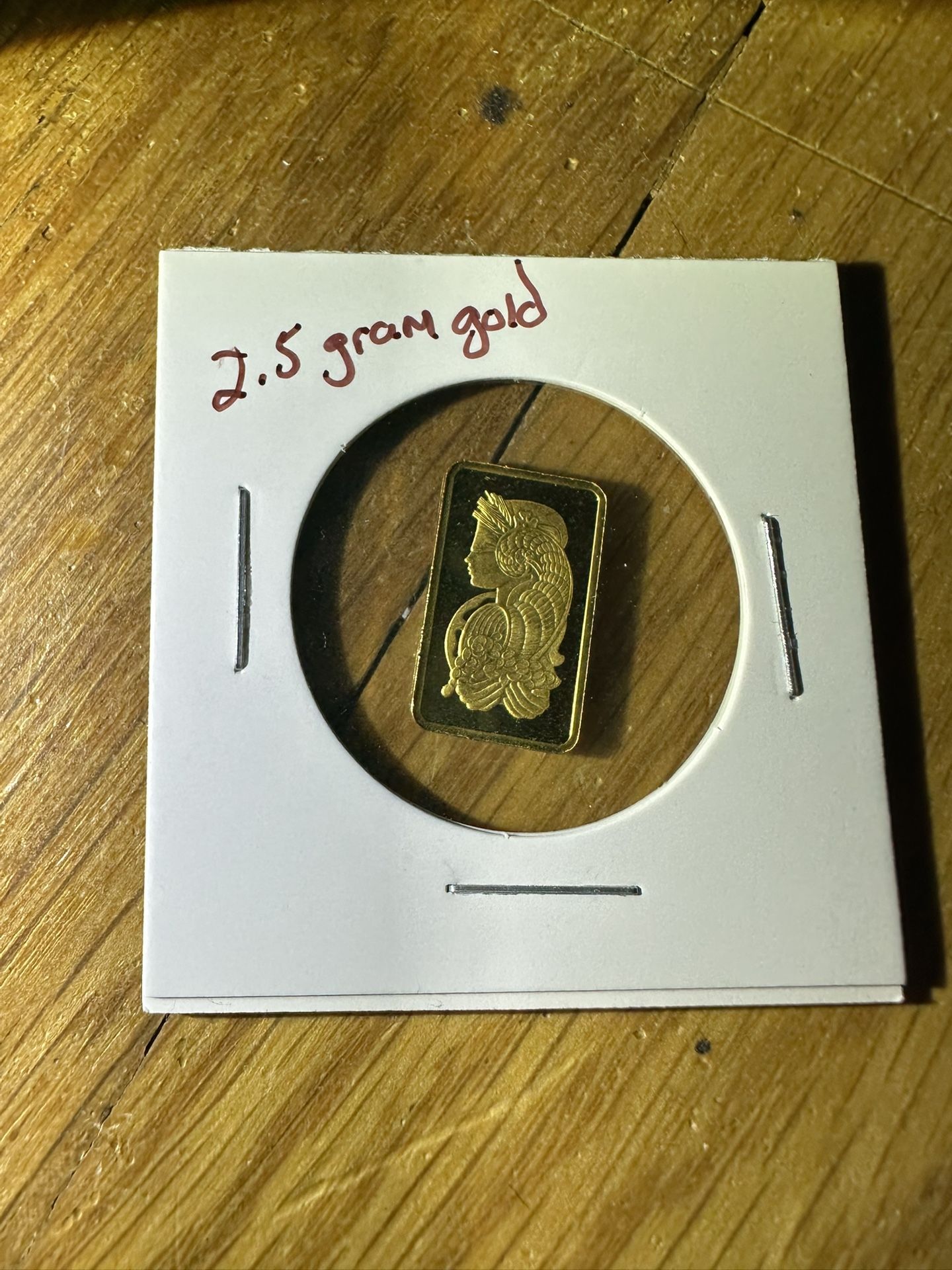 2.5 gram Gold Bar - Credit Suisse