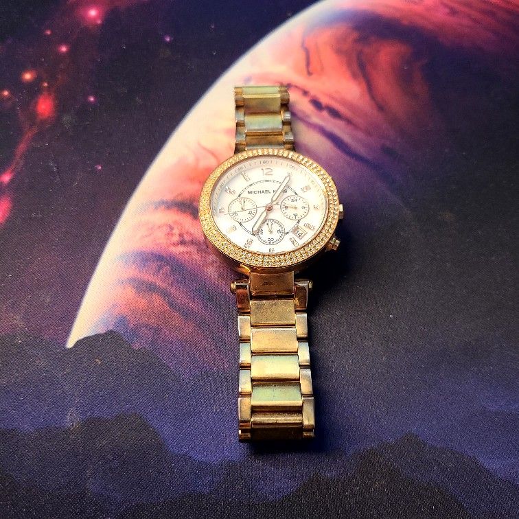 Michael Kors Parker Women's Rose Gold Color Watch MK 5491