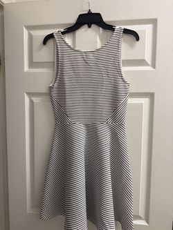 H&M Sleeveless Stripe Women’s A-line Dress Size 8