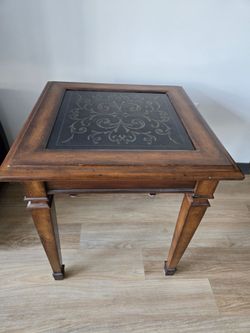 Square table. Real wood