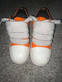Orange shoes (not Rick Owen’s)