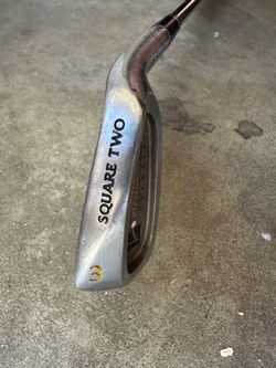 Power Circle Oversized Square Two 3 Iron RH Steel Shaft Golf Club