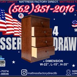 Four Drawer Cherry Compressed Cajonera Nueva Bonita 