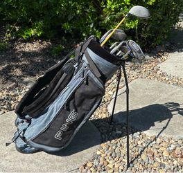 PING G25 Golf Set (G15 Driver+6i-pw+PING Gorge gw/sw/lw+CRAZ-E putter+stand bag)